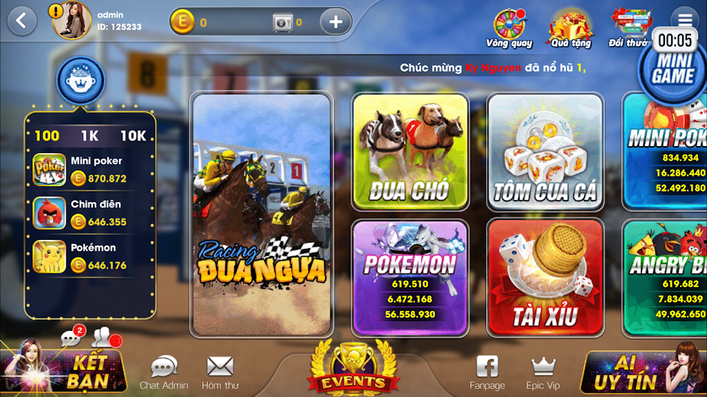 Epic JackPot: Đại gia Game bai Club應用截圖第0張