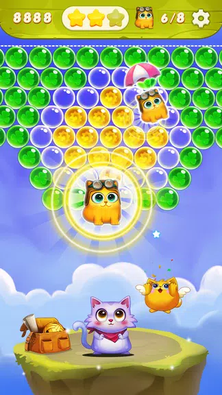 Bubble Cat Shooter Schermafbeelding 1