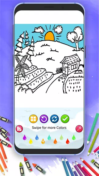 Scenery Coloring Book应用截图第3张