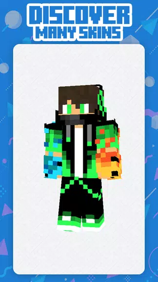 Neon Squad Skin Minecraft Captura de pantalla 1