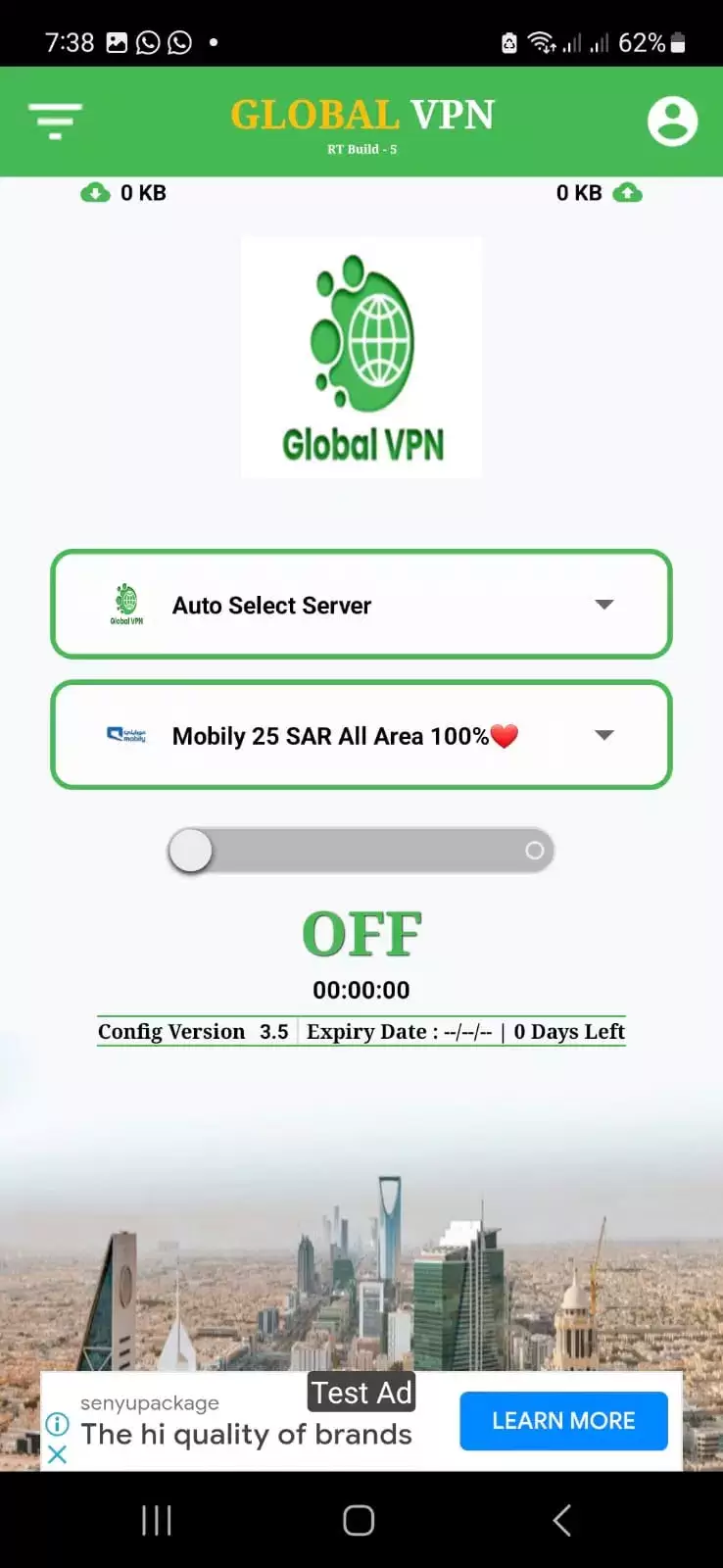 Global VPN Ekran Görüntüsü 1