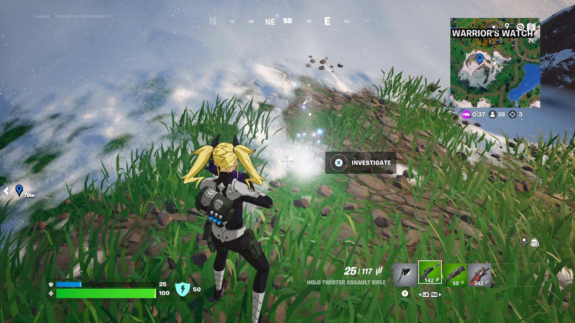 How To Track Traces of the Comet in the Mountains in Fortnite