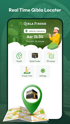 Qibla Direction - Qibla Finder Ảnh chụp màn hình 0