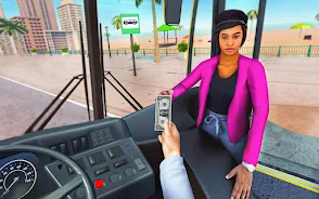 Bus Driving Sim- 3D Bus Games স্ক্রিনশট 0