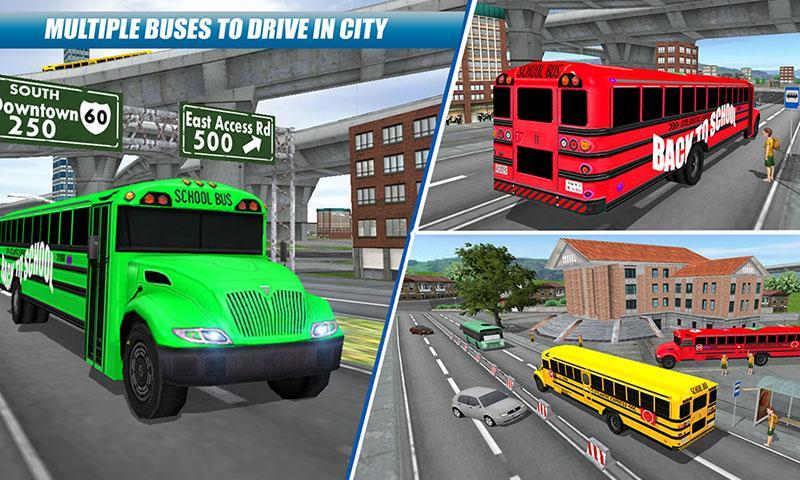 School Bus Driving Game ဖန်သားပြင်ဓာတ်ပုံ 3