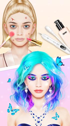 Makeover Stylist: Makeup Game Captura de pantalla 0