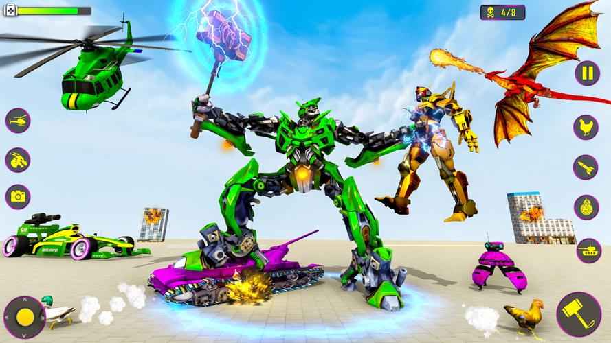 Roboterautospiel: Roboterspiel Screenshot 2