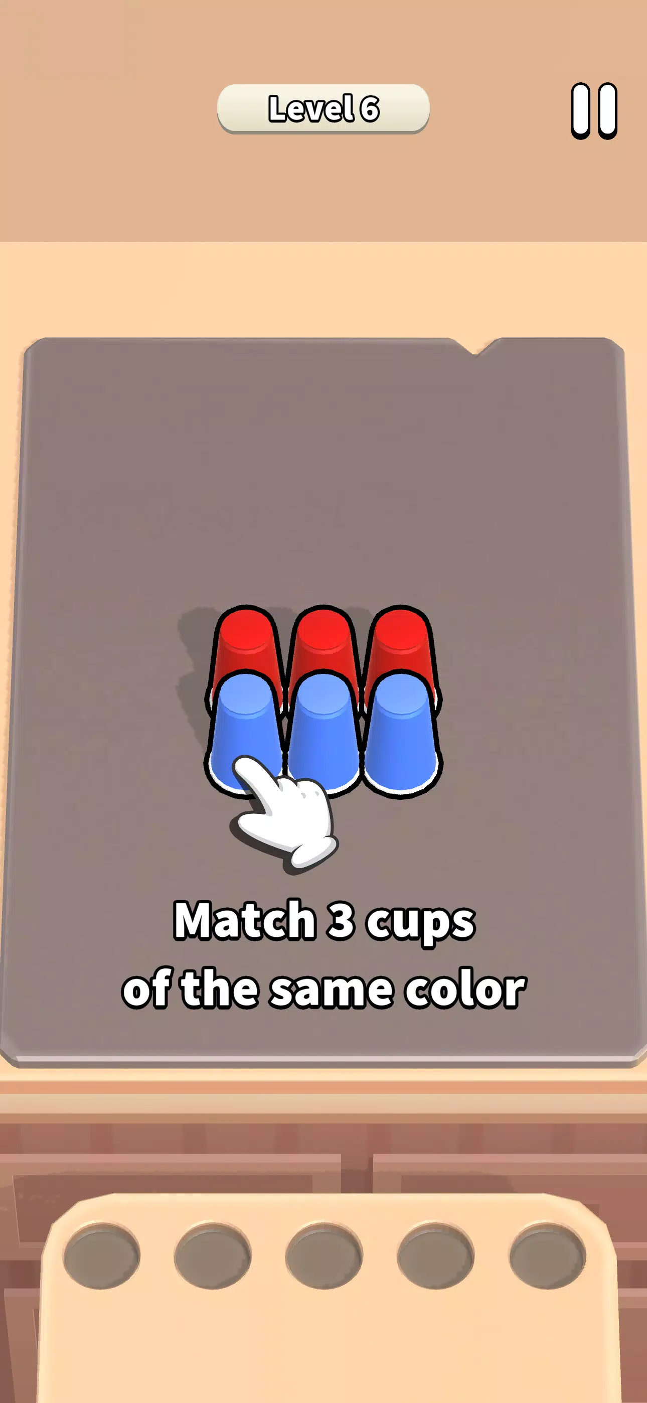 Cups Cascade Screenshot 0