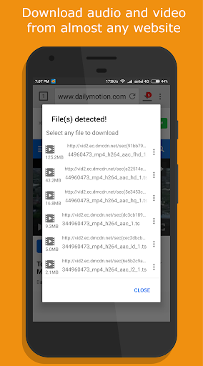 Schermata 1DM Lite: Browser & Downloader 1