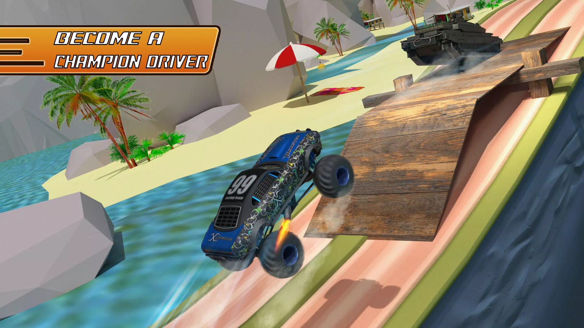 Uphill Racing - Hill Jump Game Screenshot 3