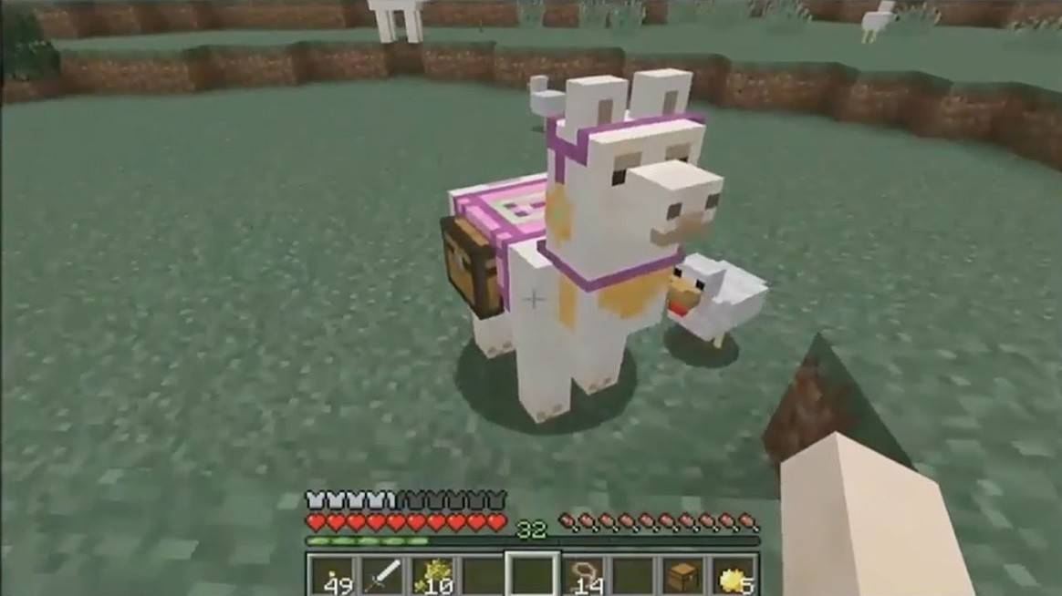 Lamas in Minecraft