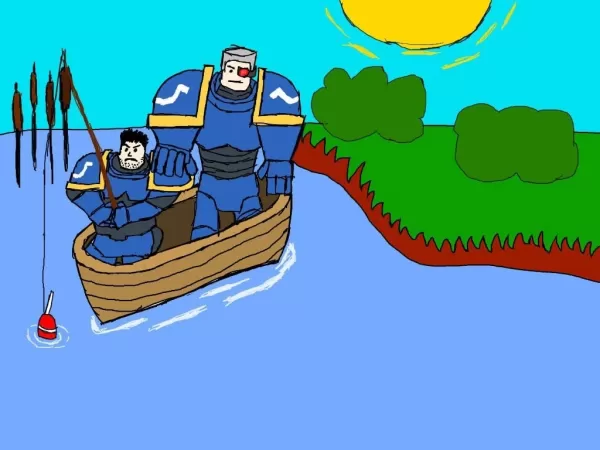 Space Marine 2 Modders planen, Tau, Necrons und mehr hinzuzufügen, beginnend mit einem Fischerei-Minispiel
