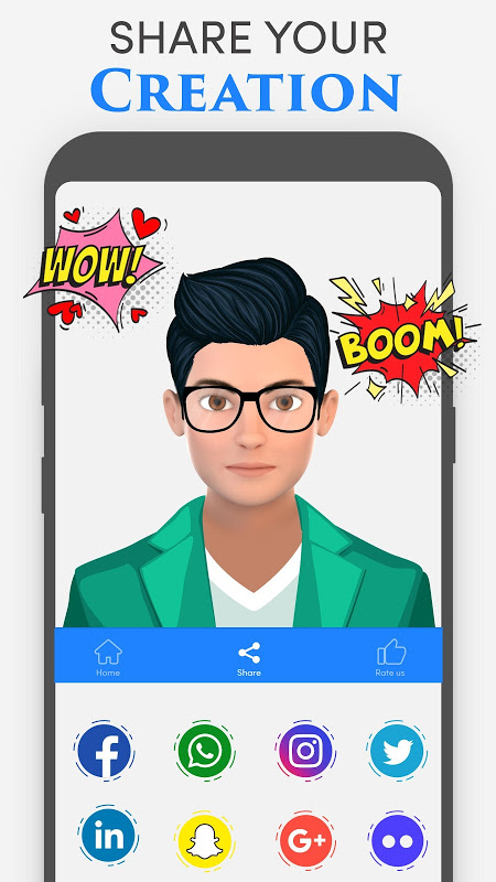 Avatar Maker: Personal Character, Sticker Maker स्क्रीनशॉट 2