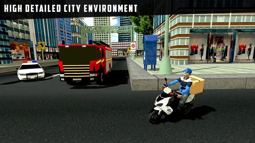 City Courier Delivery Rider Ảnh chụp màn hình 1