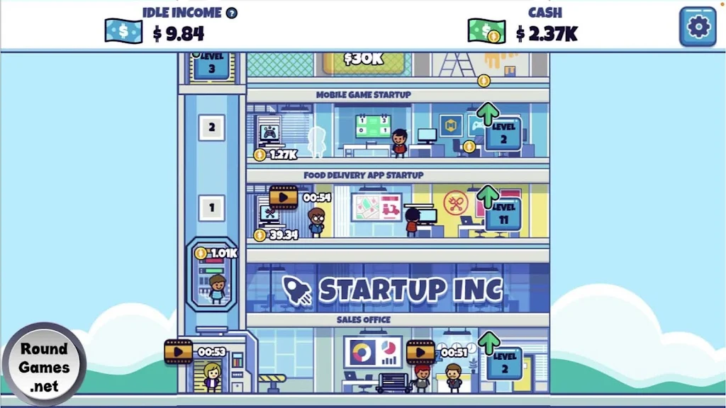 Idle Startup Tycoon Schermafbeelding 0