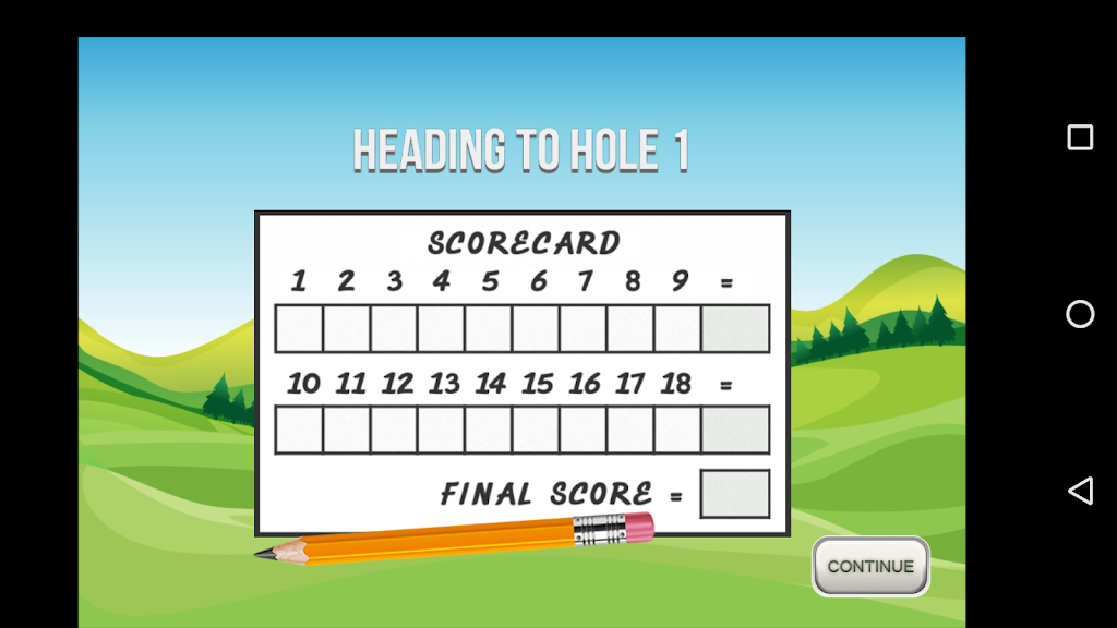 Golf Solitaire 18 Capture d'écran 3