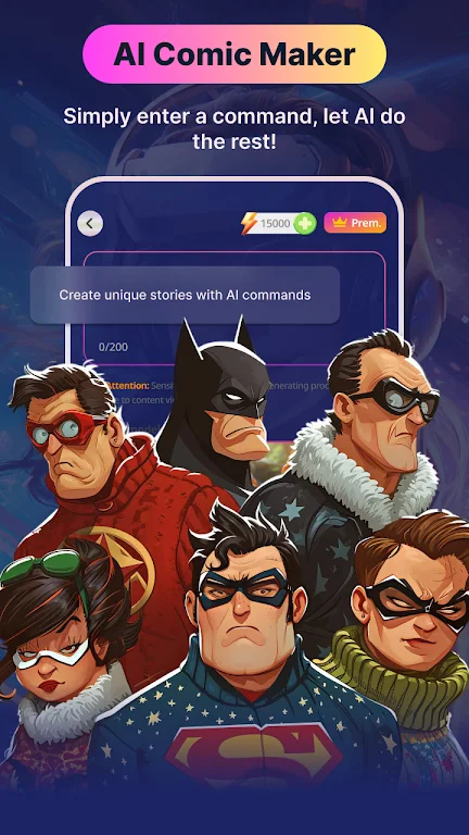 Comickey - AI Comic Maker স্ক্রিনশট 0