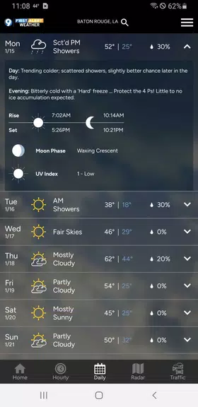 WAFB First Alert Weather Tangkapan skrin 2