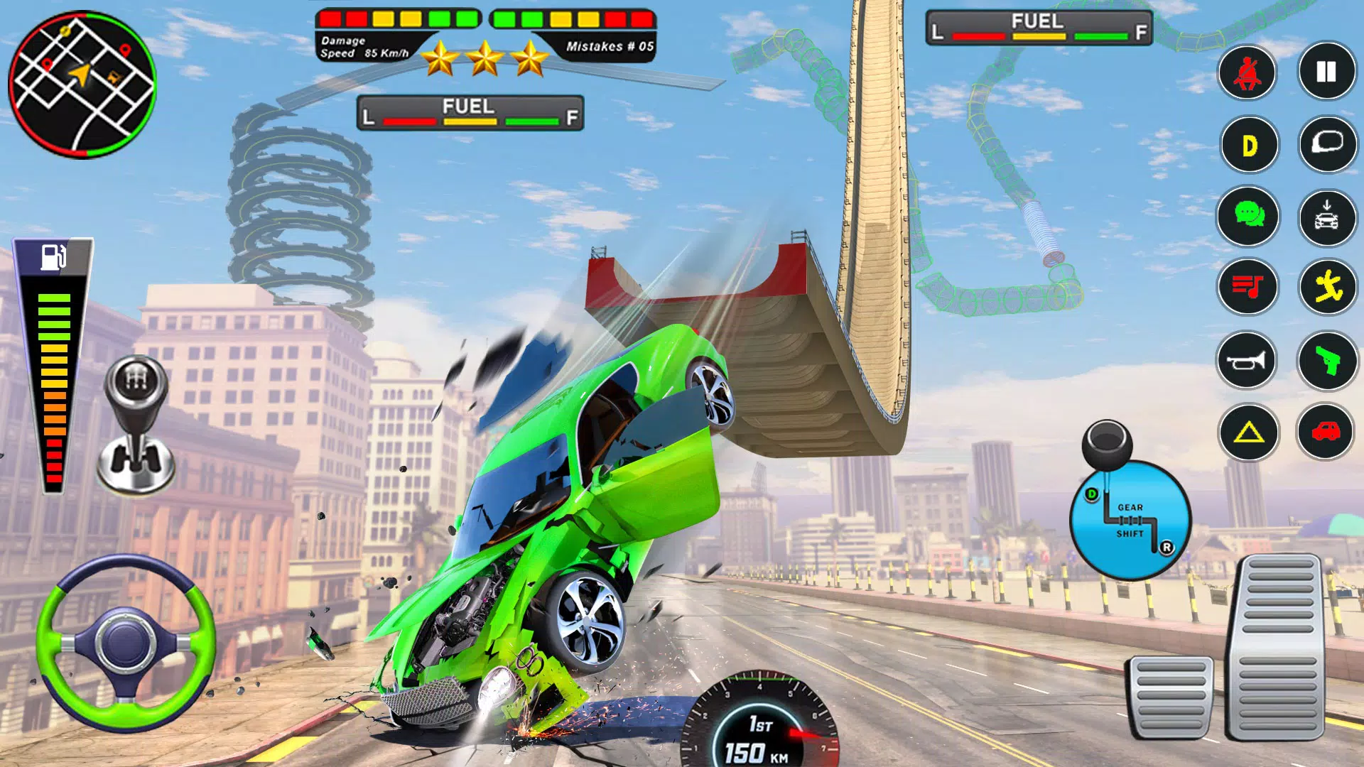 Mega Ramp Car Crash Simulator স্ক্রিনশট 2