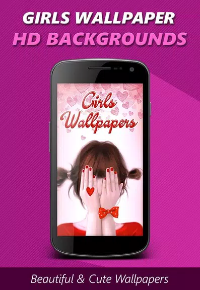 Girls Wallpaper Background Captura de pantalla 0