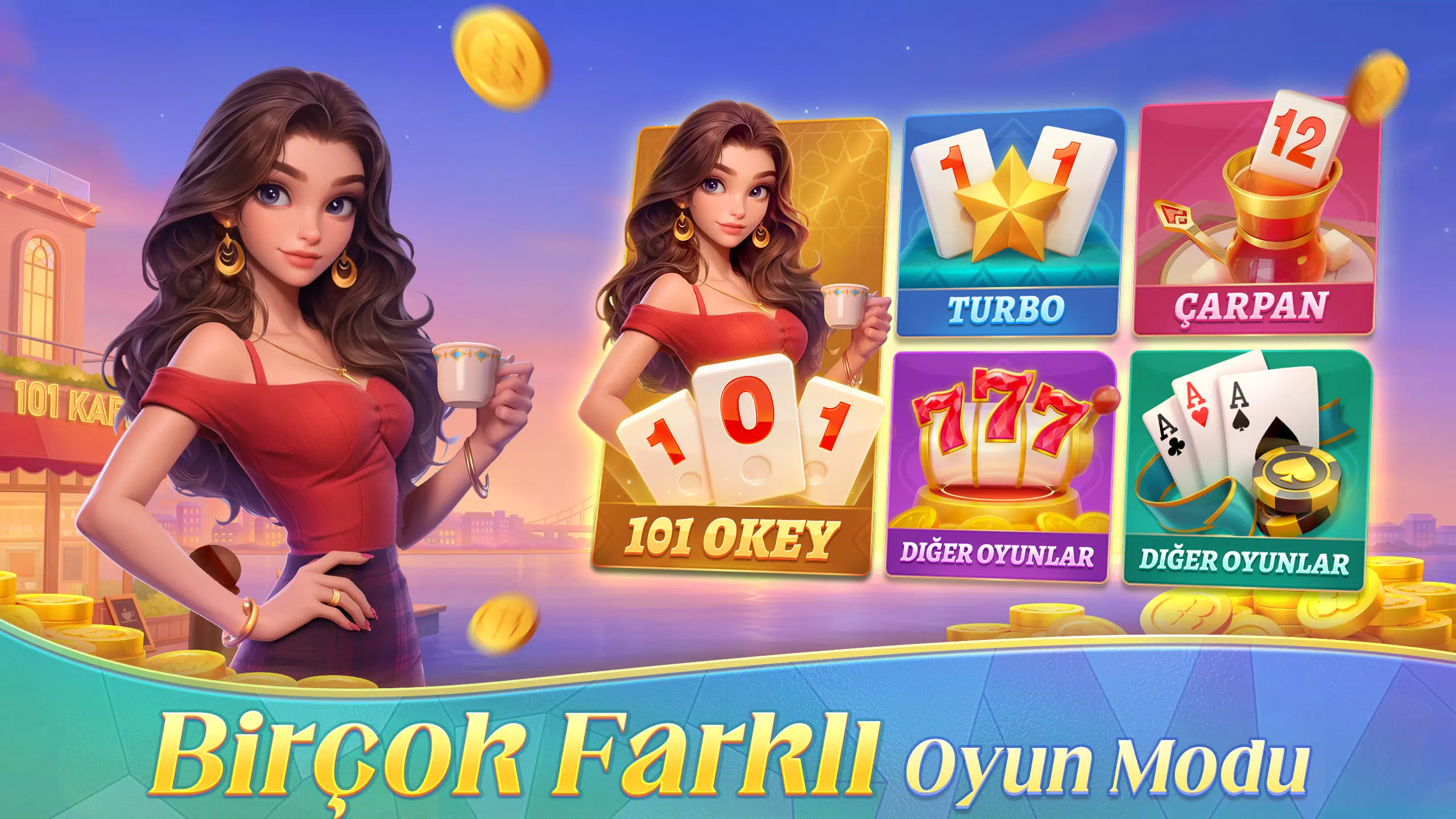 101 Okey King 스크린샷 1