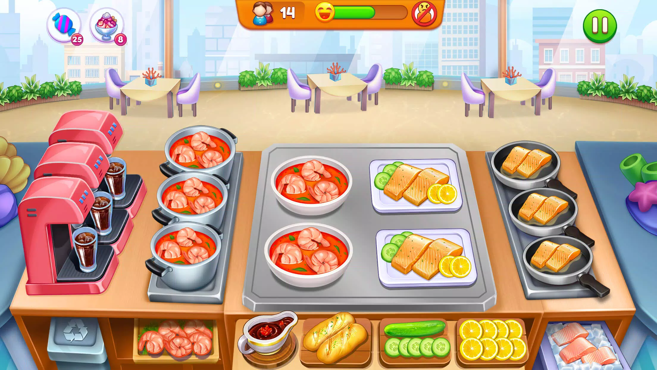 Cooking Restaurant Food Games Captura de tela 0