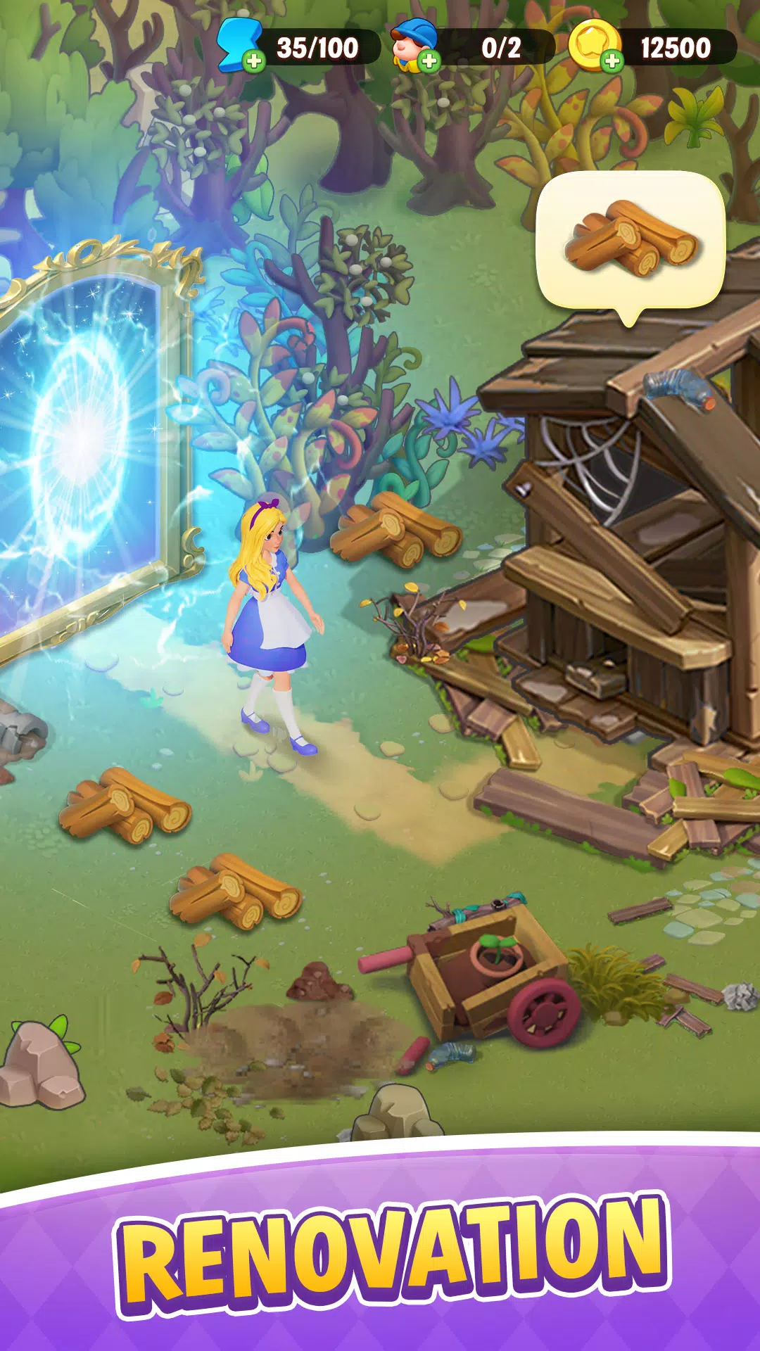 Alice’s Dream ： Merge Games Ekran Görüntüsü 1