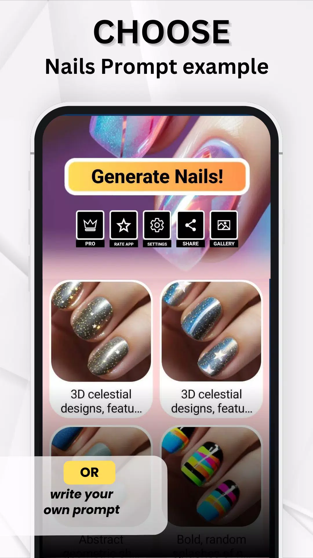 Try Nails-AI Fake Nail Designs Скриншот 1