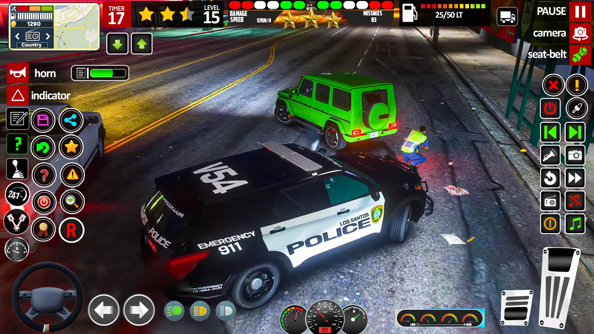 Car Chase Game Cop Simulator Captura de tela 2