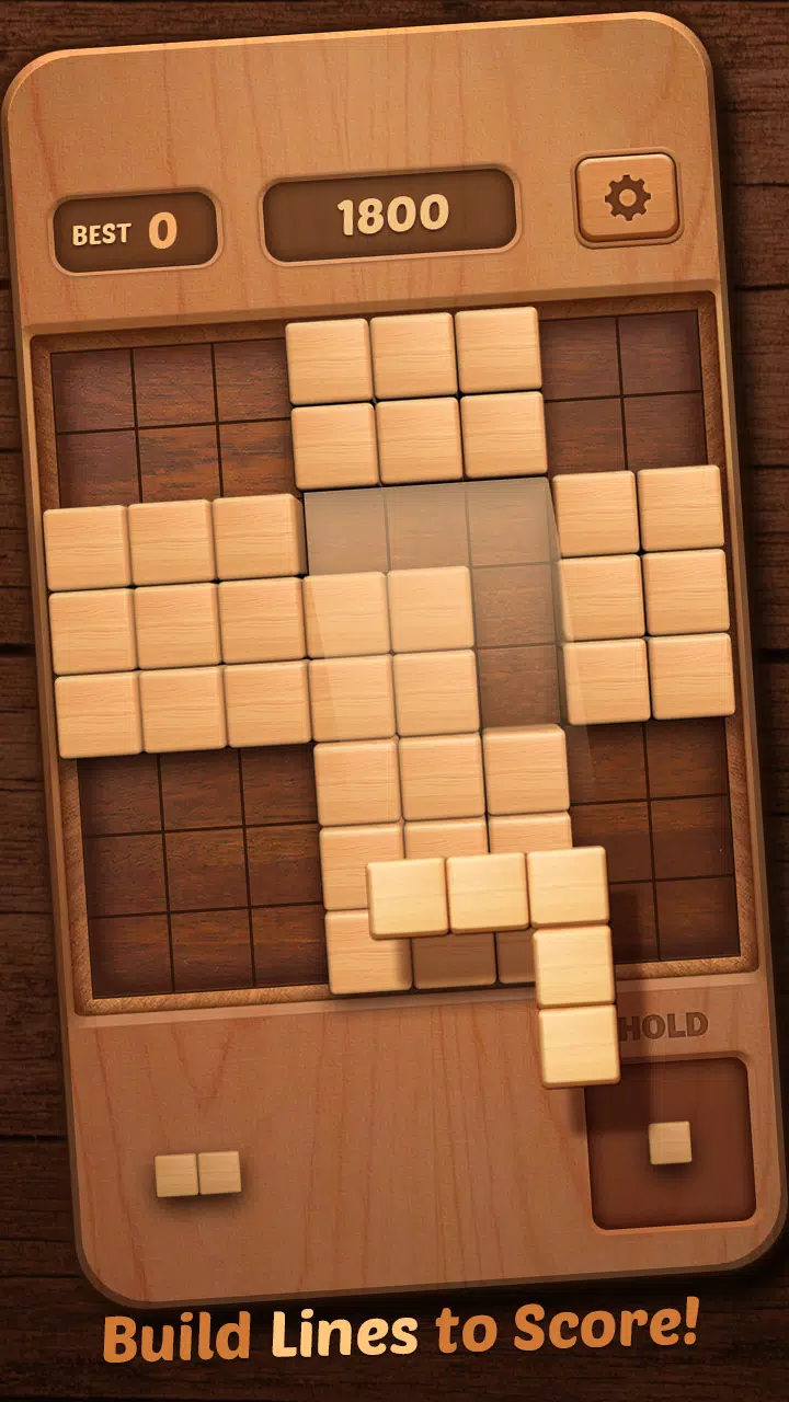 Wood Block Puzzle 3D ဖန်သားပြင်ဓာတ်ပုံ 0