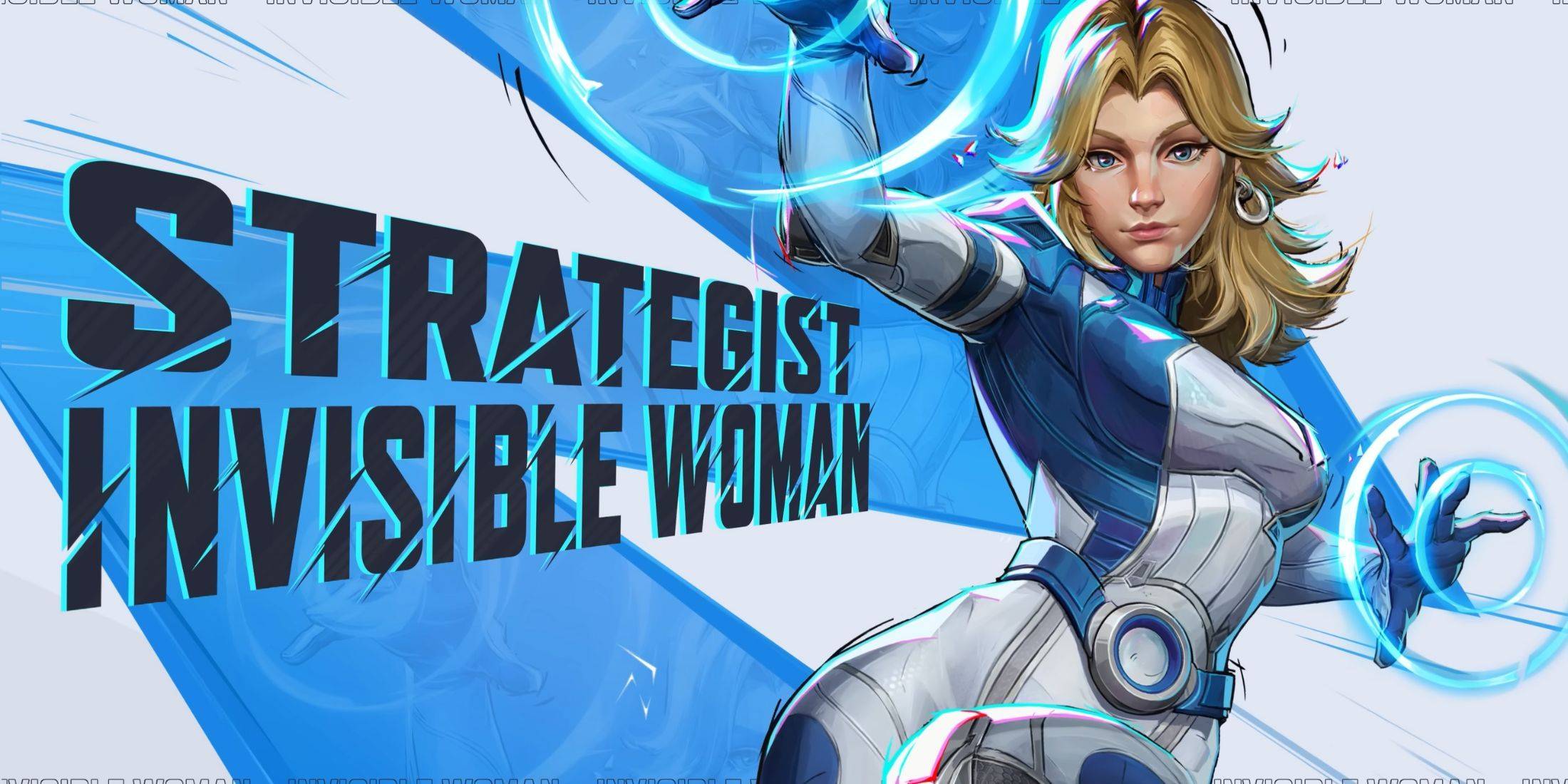 Nueva piel de mujer invisible presentada en Marvel Rivals