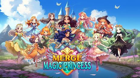 Merge Magic Princess: Tap Game Ekran Görüntüsü 0