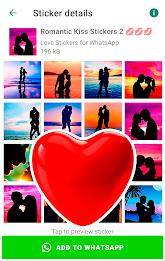 Romantic Stickers for WhatsApp Captura de pantalla 2