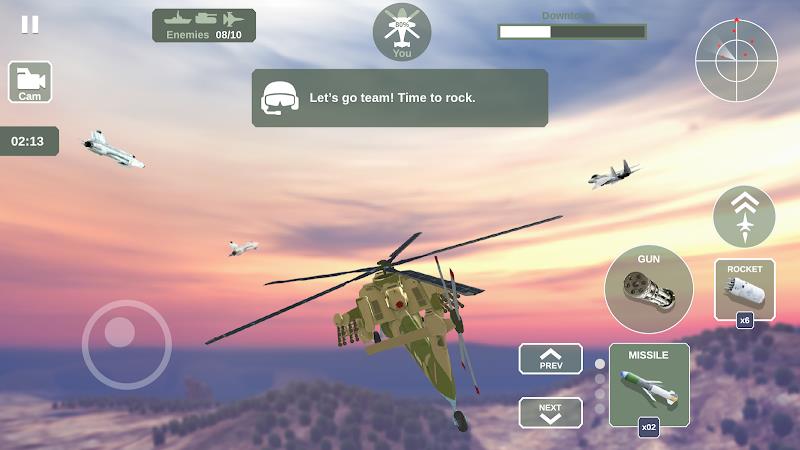 Helicopter Simulator: Warfare Ekran Görüntüsü 0