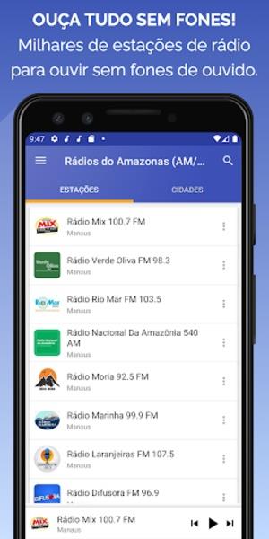 Rádios do Amazonas (AM/FM) स्क्रीनशॉट 2