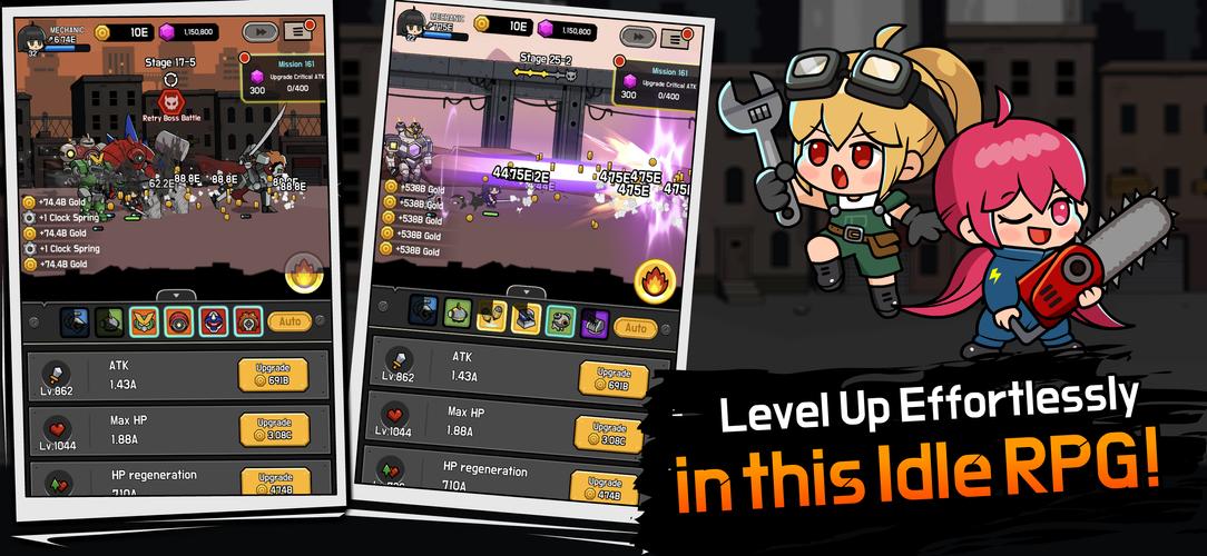 Mechanic Legends : Idle RPG应用截图第1张