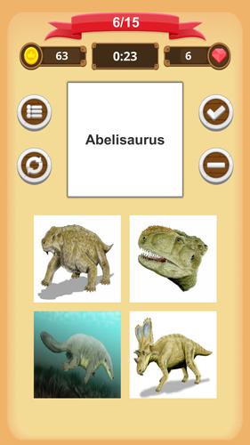 Dinosaurs Quiz Captura de pantalla 3