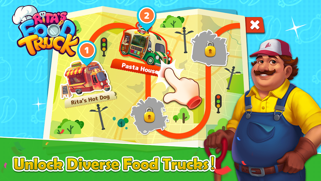 Rita’s Food Truck:Cooking Game Mod Screenshot 1