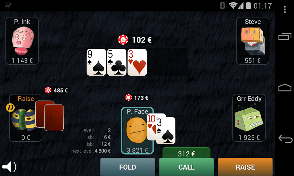 Bots Don’t Bluff Offline Poker ဖန်သားပြင်ဓာတ်ပုံ 0
