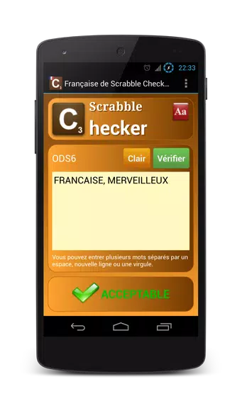 Word Checker - French ภาพหน้าจอ 0