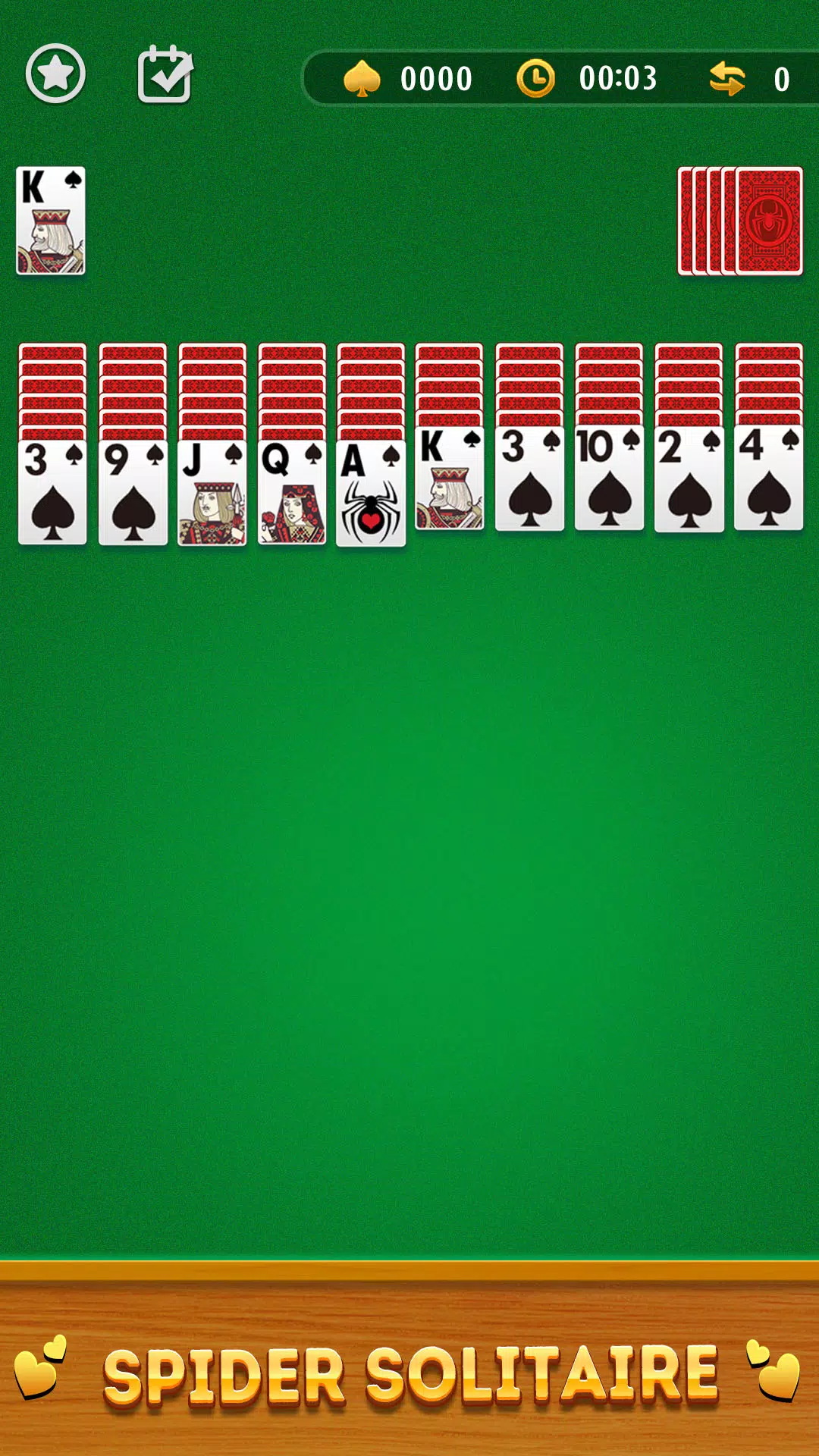 Spider Solitaire Card Game Captura de tela 0