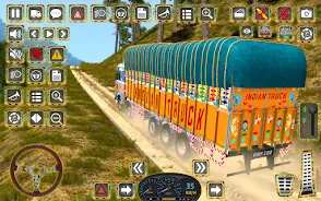 Indian Truck Offroad Cargo 3D 스크린샷 0