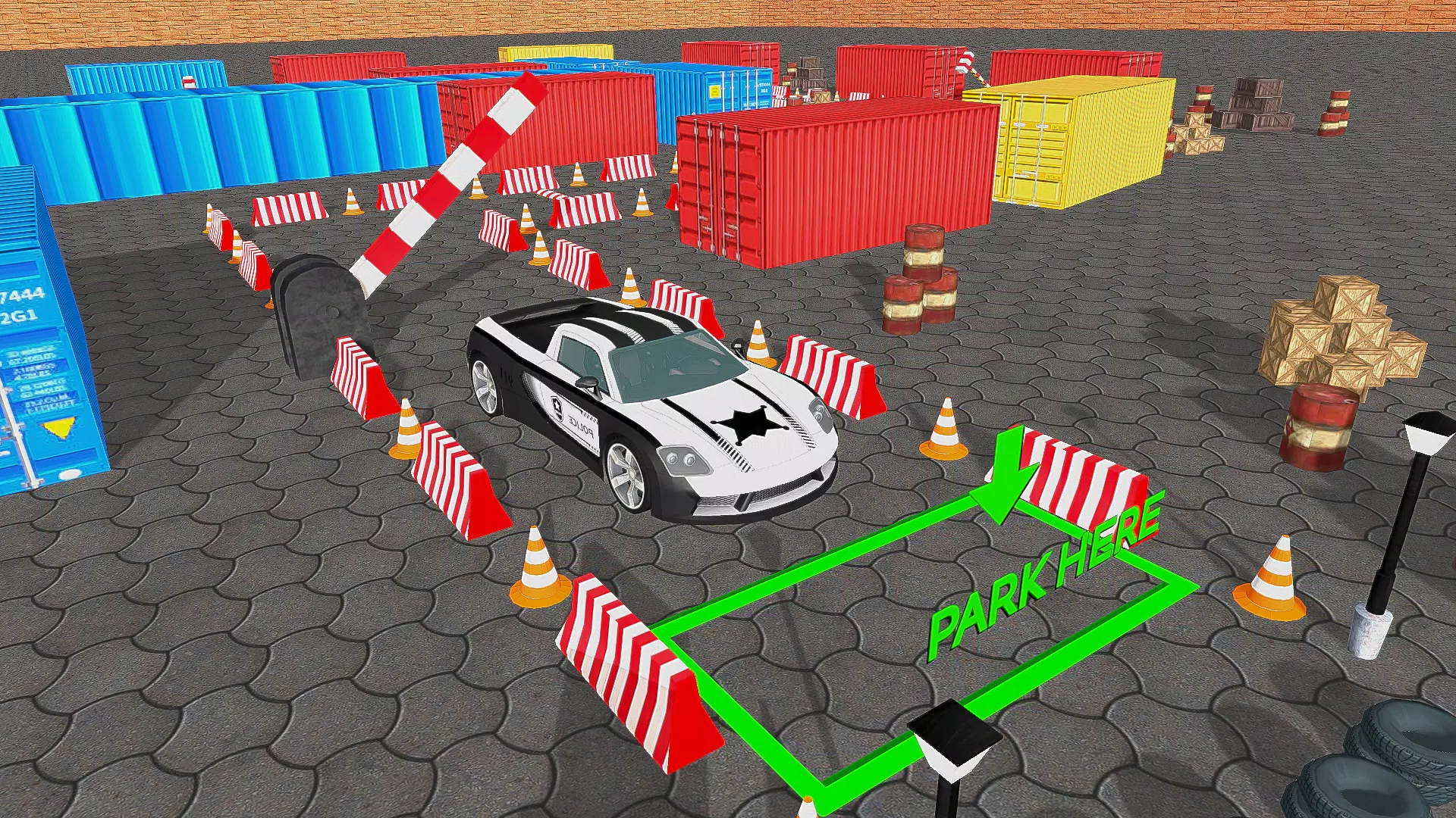 Police Car Parking Car Game 3D Tangkapan skrin 0