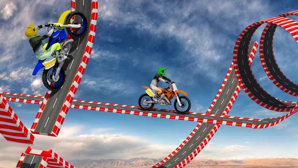 Stunt Bike Race Moto Drive 3D Schermafbeelding 3