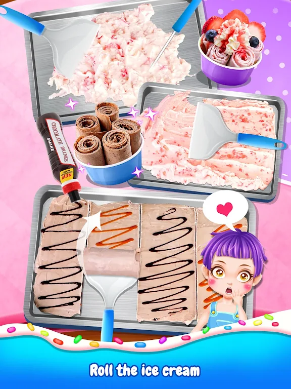 Frozen Ice Cream Roll Maker Captura de tela 2