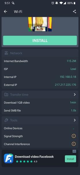 Internet speed test Meter スクリーンショット 3