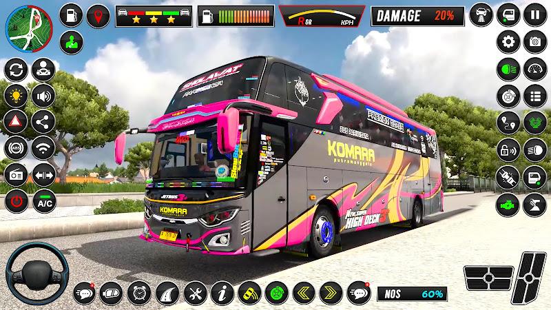 Luxury Coach Bus Driving Game Скриншот 0