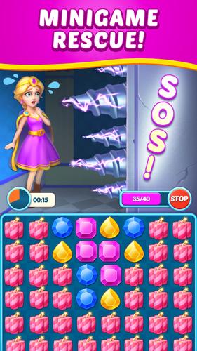 Jewel Hunter - 3-Gewinnt-Spiel Screenshot 2