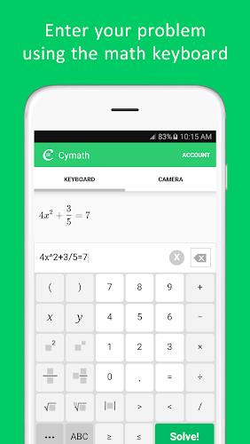 Cymath - Math Problem Solver Tangkapan skrin 2