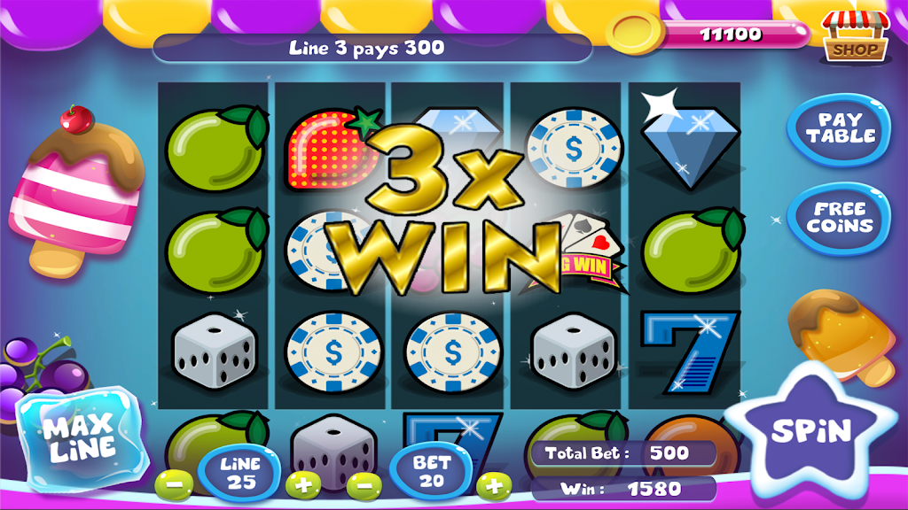 Slot Matchine IceCream - Vegas Casino Slot Games應用截圖第1張